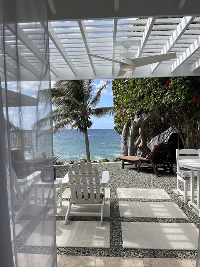 St.Croix, USVI- Cane Bay Beach -direct waterfront Cottage!