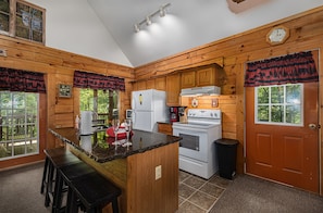 Microwave, dishwasher, coffee/tea maker
