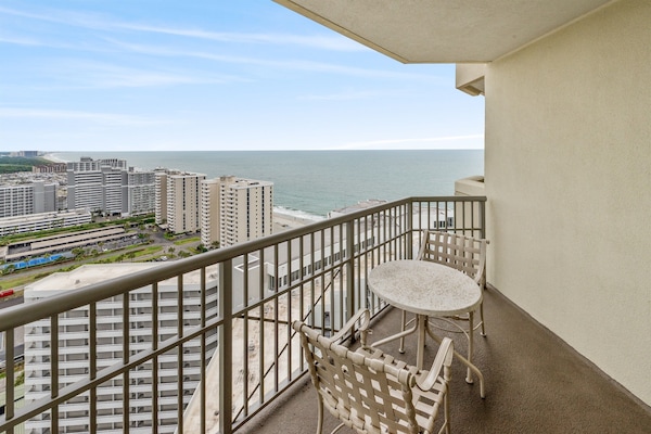 Balcony w/ Atlantic Ocean views