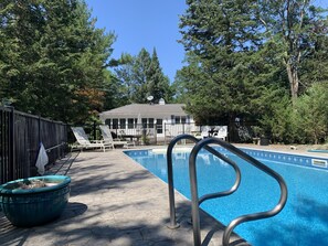 Outdoor pool - The Hudson Escape – Pool, Hot Tub, & 13 private acres of fun! (Hudson)