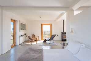 1 soverom, wi-fi (mot et tillegg) og sengetøy