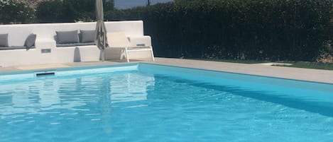 Udendørs pool, opvarmet pool