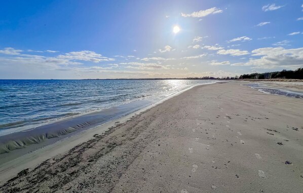 Nära stranden och fiske