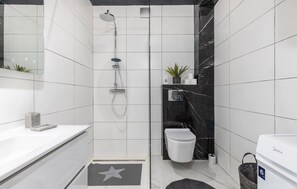 Een douche, een haardroger