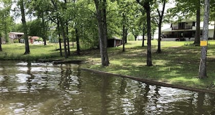 Waterfront with private boat ramp and dock for Fishermen and Families