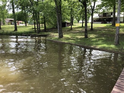 Waterfront with private boat ramp and dock for Fishermen and Families