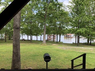 Waterfront with private boat ramp and dock for Fishermen and Families