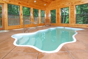 Indoor pool, a heated pool
