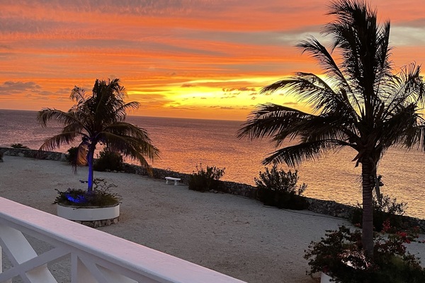 View from upper balcony