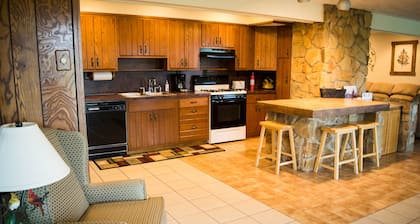 Large fully-furnished family home nestled in beautiful elk country.