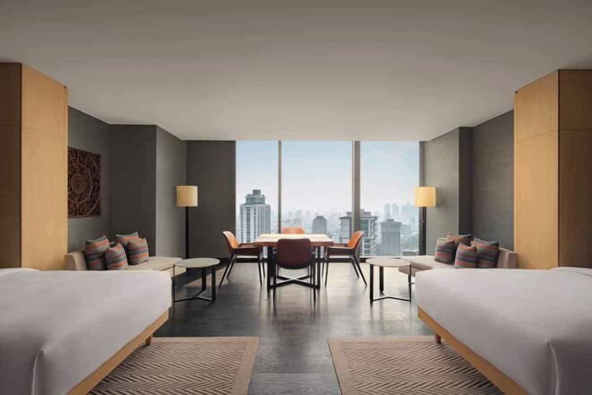 1 habitación, ropa de cama de alta calidad y minibar