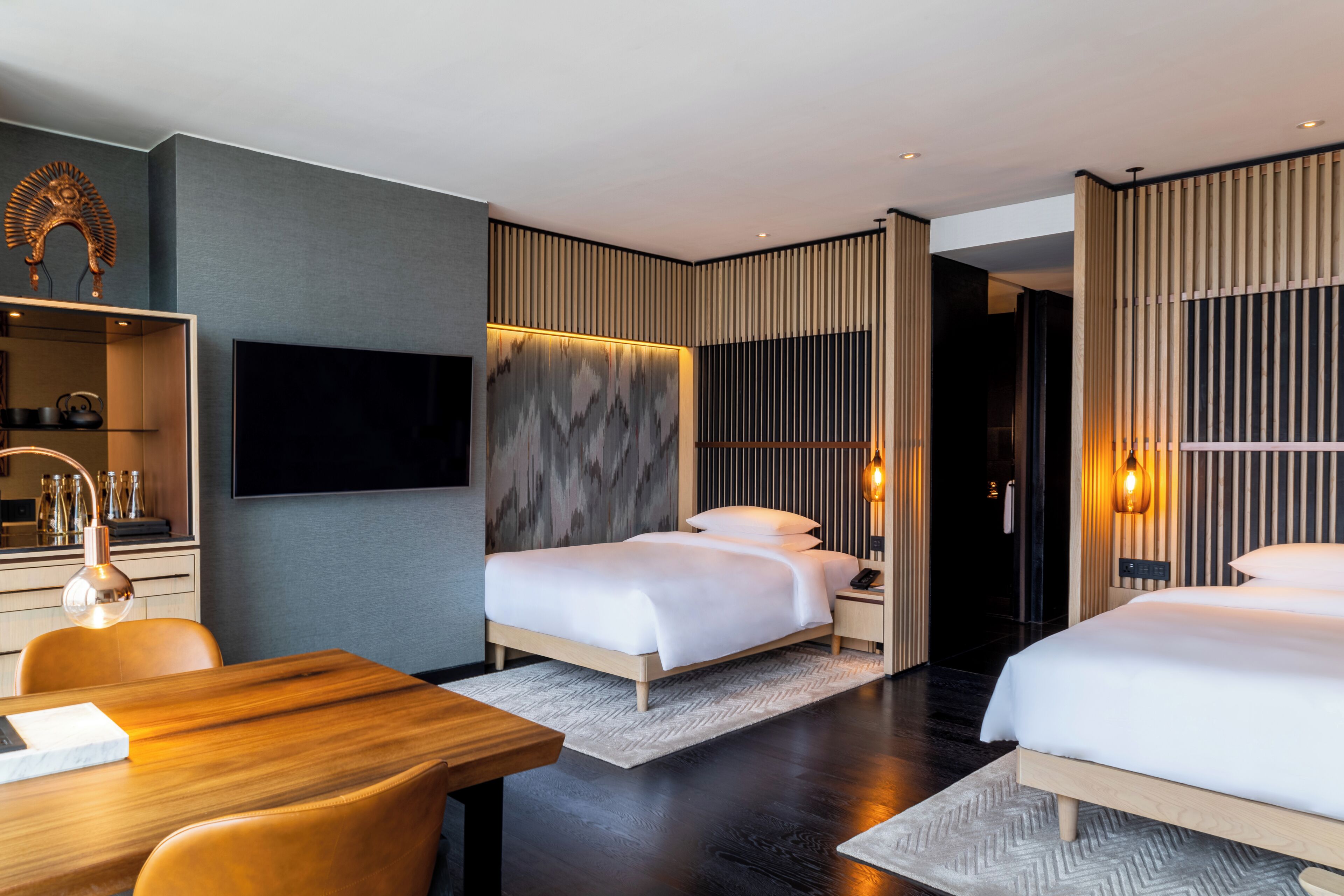 Premium bedding, minibar, in-room safe, desk