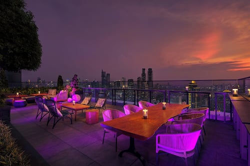Rooftop terrace