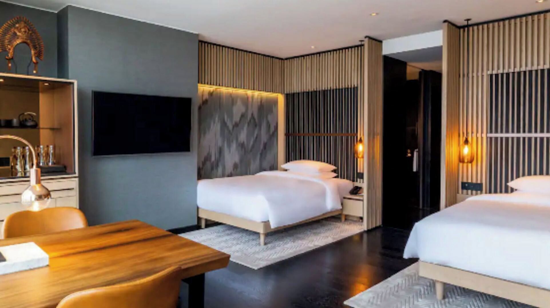 Premium bedding, minibar, in-room safe, desk
