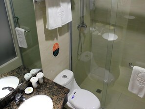 Bathroom - Greentree Inn Jiangyin Zhouzhuang Shiji Avenue Business Hotel (Wuxi)