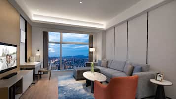 Executive-Zimmer, 1 Schlafzimmer | Wohnbereich