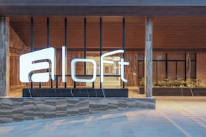 A modern building entrance with a prominent 'aloft' sign. - Aloft Kathmandu Thamel (Kathmandu)