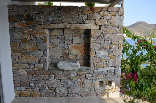 Amorgos the olive garden above the sea II
