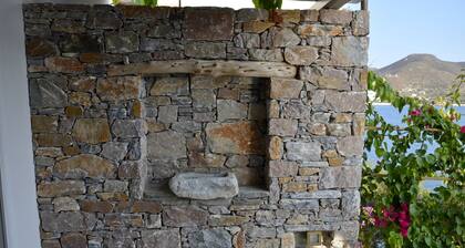 Amorgos the olive garden above the sea II