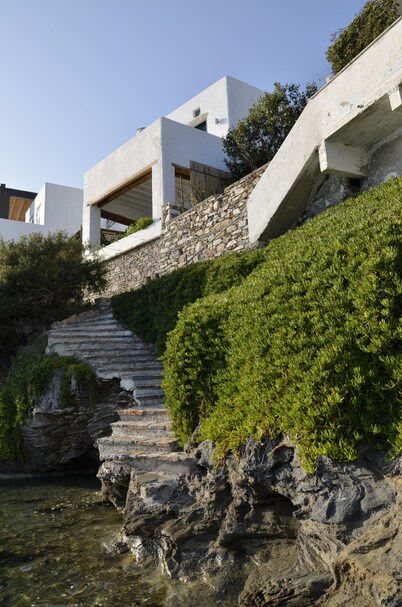 Amorgos the olive garden above the sea II