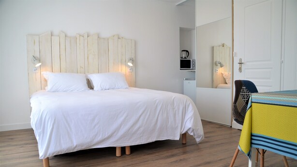 In-room safe, iron/ironing board, WiFi (free) - City Break Miradour (Bayonne)