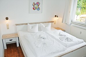 2 dormitorios, cuna de viaje, wifi y ropa de cama