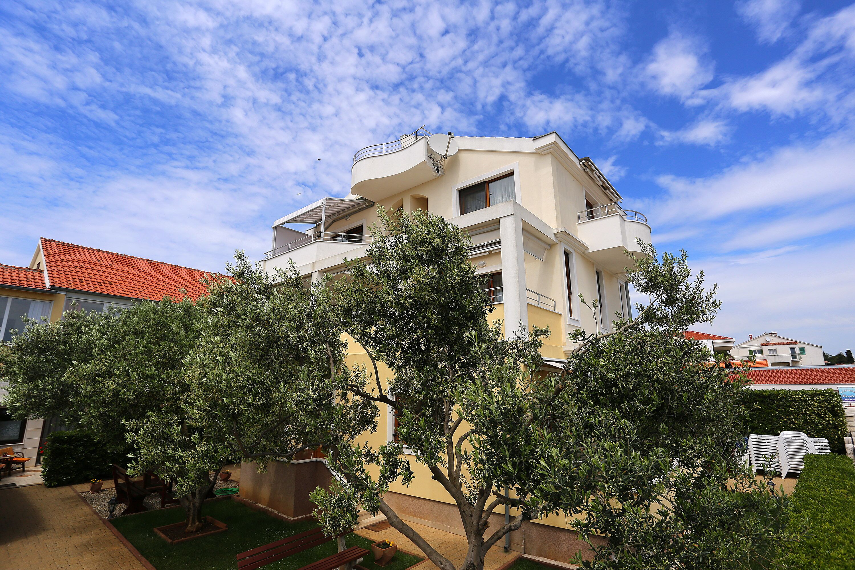 Façade de l’hébergement