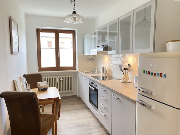 Kühlschrank, Ofen, Herdplatte, Geschirrspüler