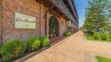 Voorkant van accommodatie