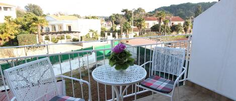 Appartement, 1 tweepersoonsbed, balkon | Balkon