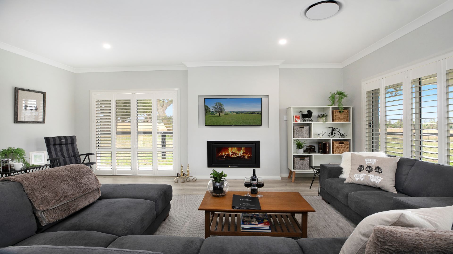 Smart TV, chimenea, Netflix y servicios de streaming 