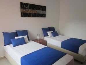 1 間睡房、熨斗/熨衫板、免費 Wi-Fi、床單