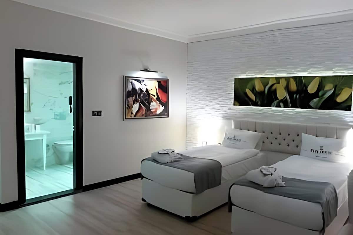 twin room | desk, free wifi, bed sheets