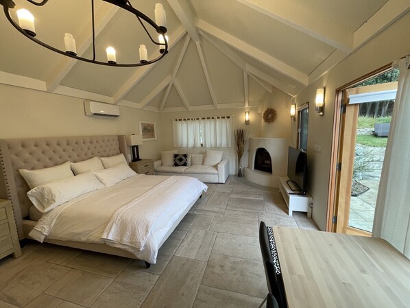 1 chambre, fer et planche Ă repasser, Wi-Fi gratuit, draps fournis