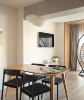Apartamento, 1 habitación | Zona de estar | Una televisión de pantalla plana