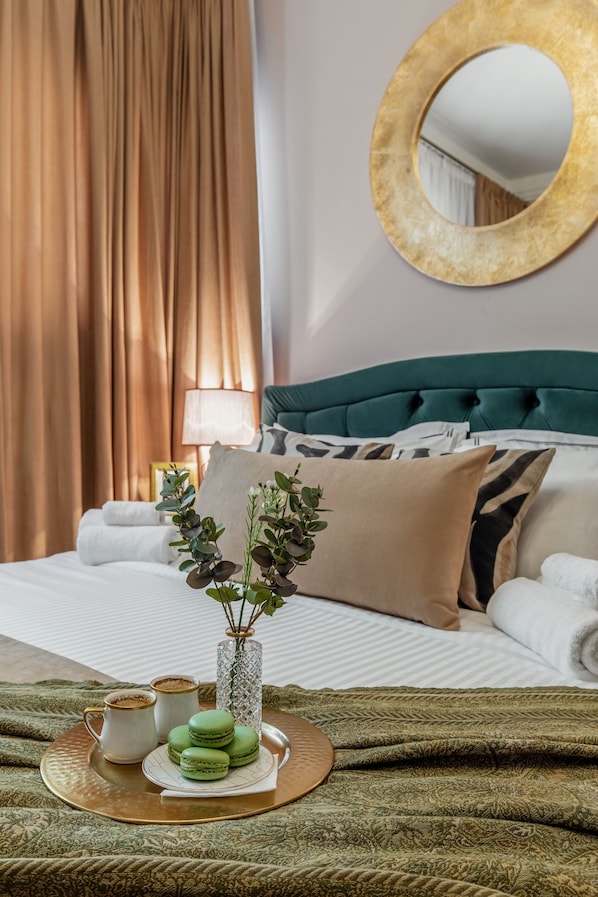 Luksus-lejlighed | 4 soveværelser, egyptiske bomuldslagner, premium-sengetøj, dundyner