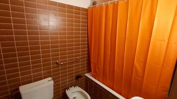 Bathtub, toilet paper