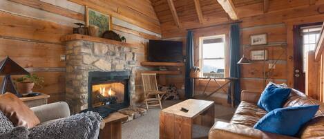 Fernseher, Kamin, Stereoanlage, Arbeitsbereiche