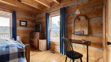 1 bedroom, blackout drapes, WiFi, bed sheets