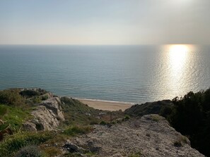 Beach nearby, sun-loungers - Villa Alfonso with sea view (Siculiana)