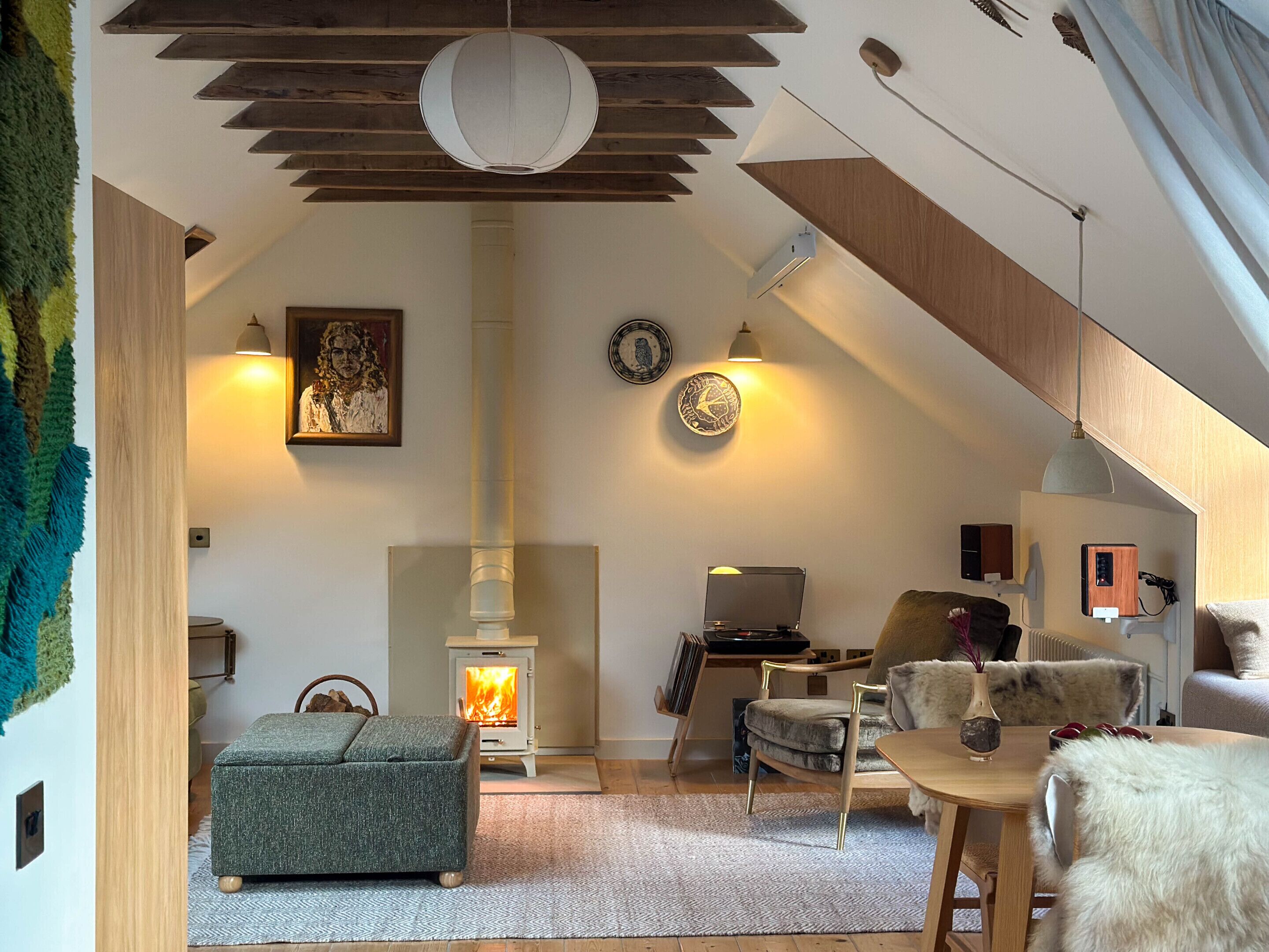 Romantik-loftsværelse - privat badeværelse (Lux)