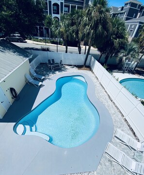 Outdoor pool, a heated pool - HipNautic ~ Freshly updated~ Gulf Views ~ Heated Private Pool ~ 3 BR + Loft (Destin)