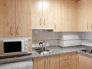 Mini-fridge, microwave, oven, toaster