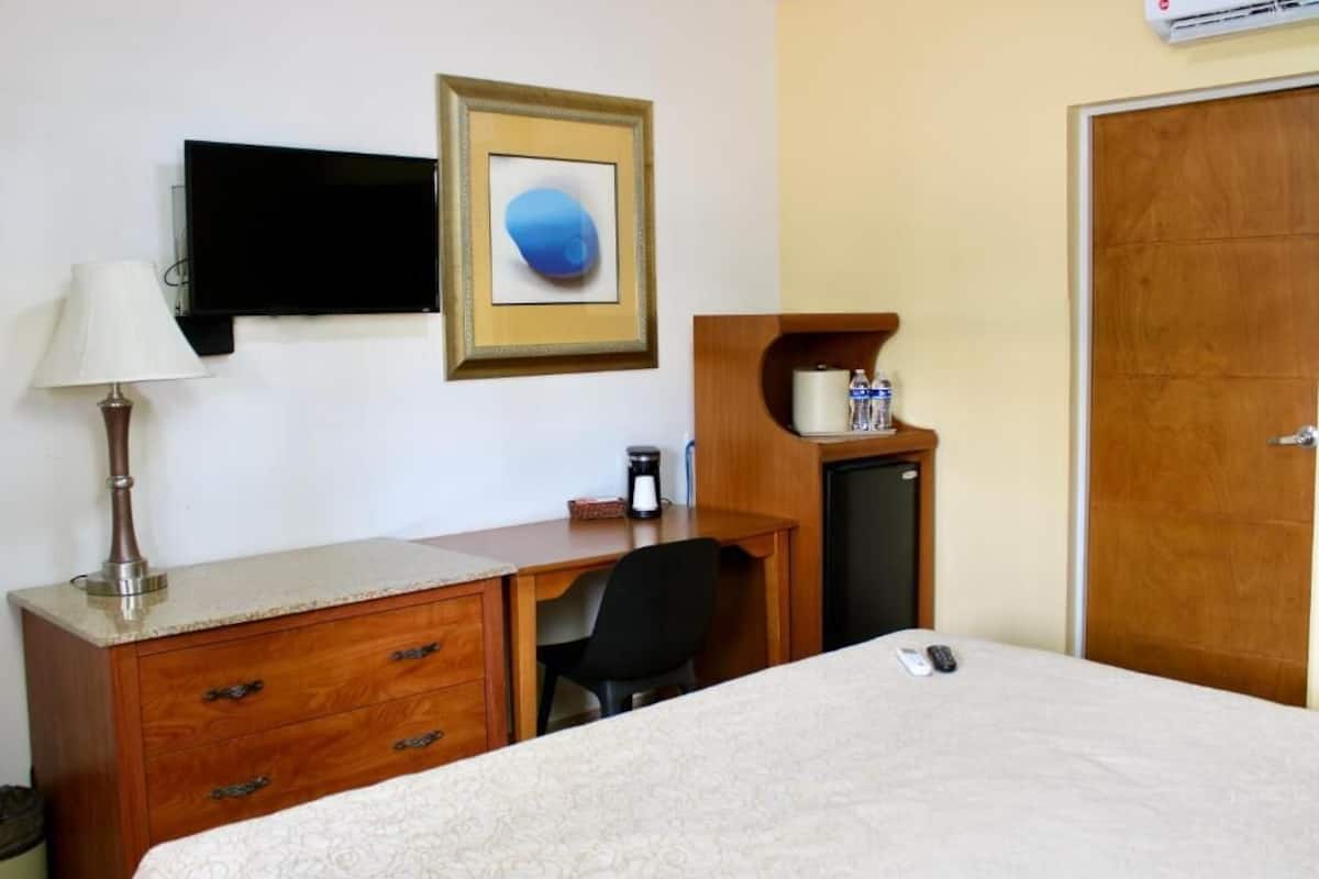 desk, iron/ironing board, free wifi, bed sheets