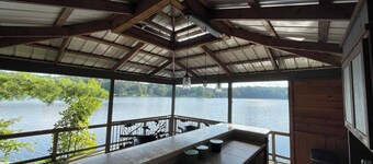 Lakefront Cabin with Hot Tub!