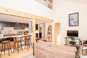Condo, 2 Bedrooms | Living room - Crestview Condo 25 by Alpine Lodging Sun Valley (Ketchum)