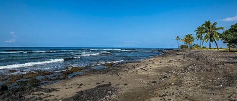 คอนโด, หลายเตียง, วิวทะเล (Keauhou Kona Surf & Racquet Club #1-1) | ชายหาด | บนชายหาด, ทรายสีดำ