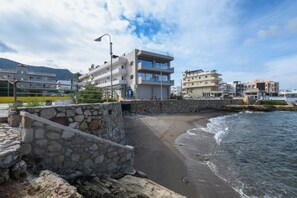 En la playa