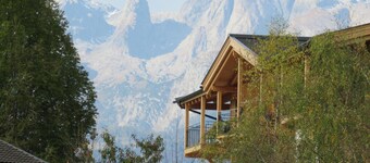 Luxury penthouse with idyllic mountain views