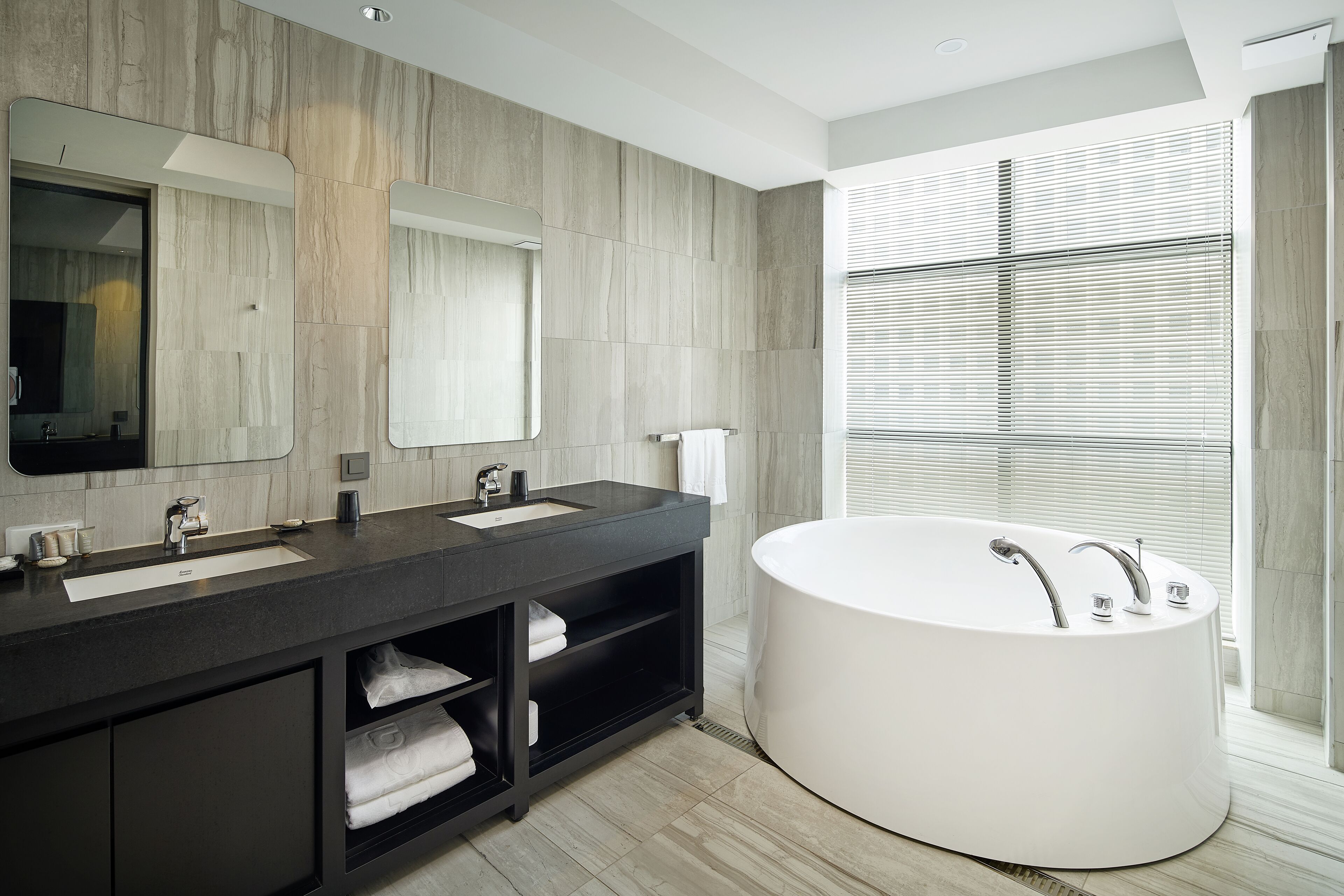 penthouse (c) | bathroom | shower, hair dryer, dressing gowns, slippers